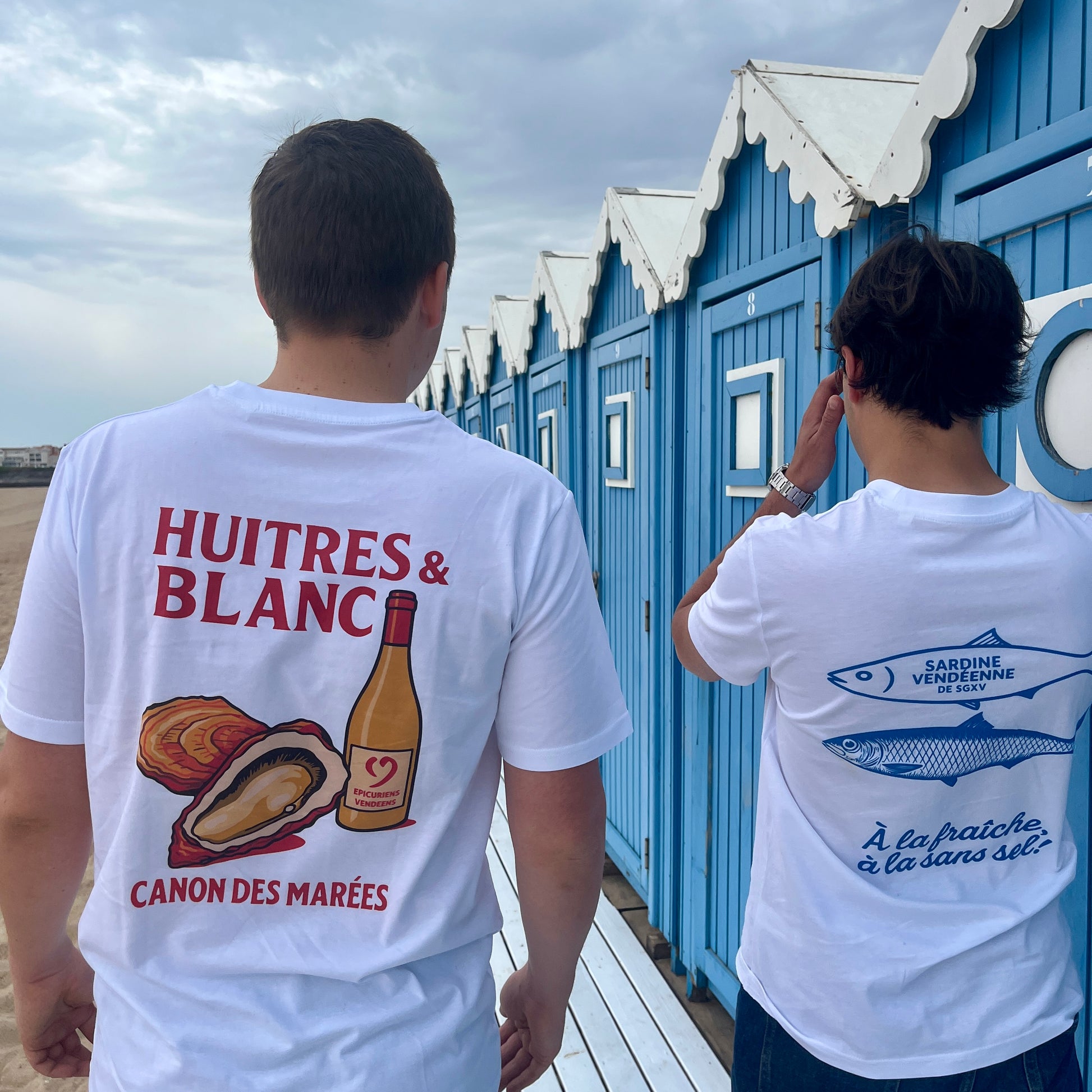 T-shirt Unisexe à Manches Courtes – Sardine de Saint-Gilles