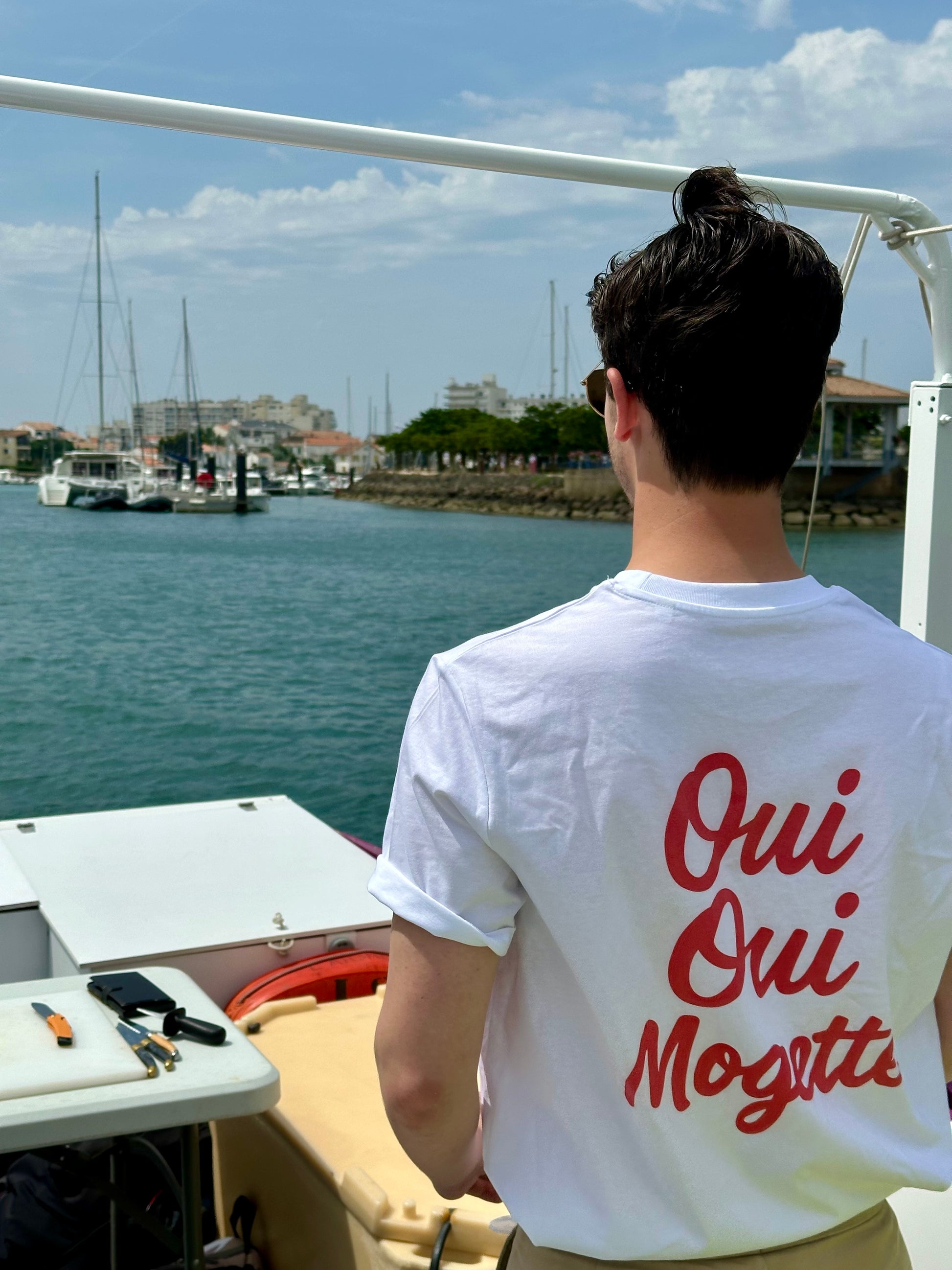 T-shirt Unisexe à Manches Courtes – Oui Oui Mogette