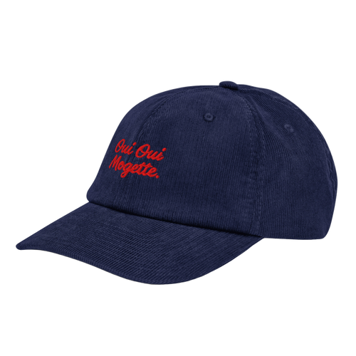 Casquette velours côtelé Oui Oui Mogette – Épicuriens Vendéens