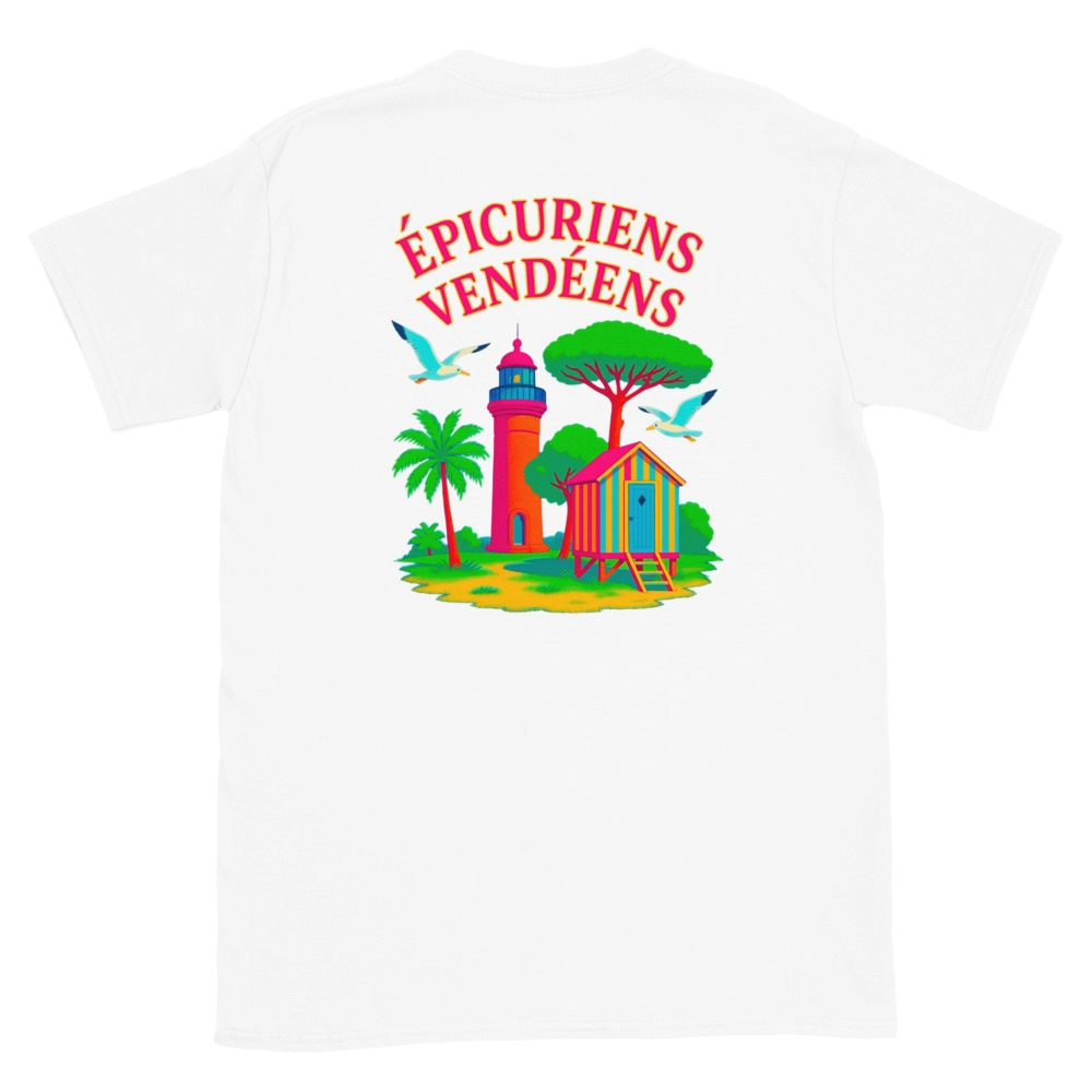 T-shirt Blanc dos – Visuel Littoral