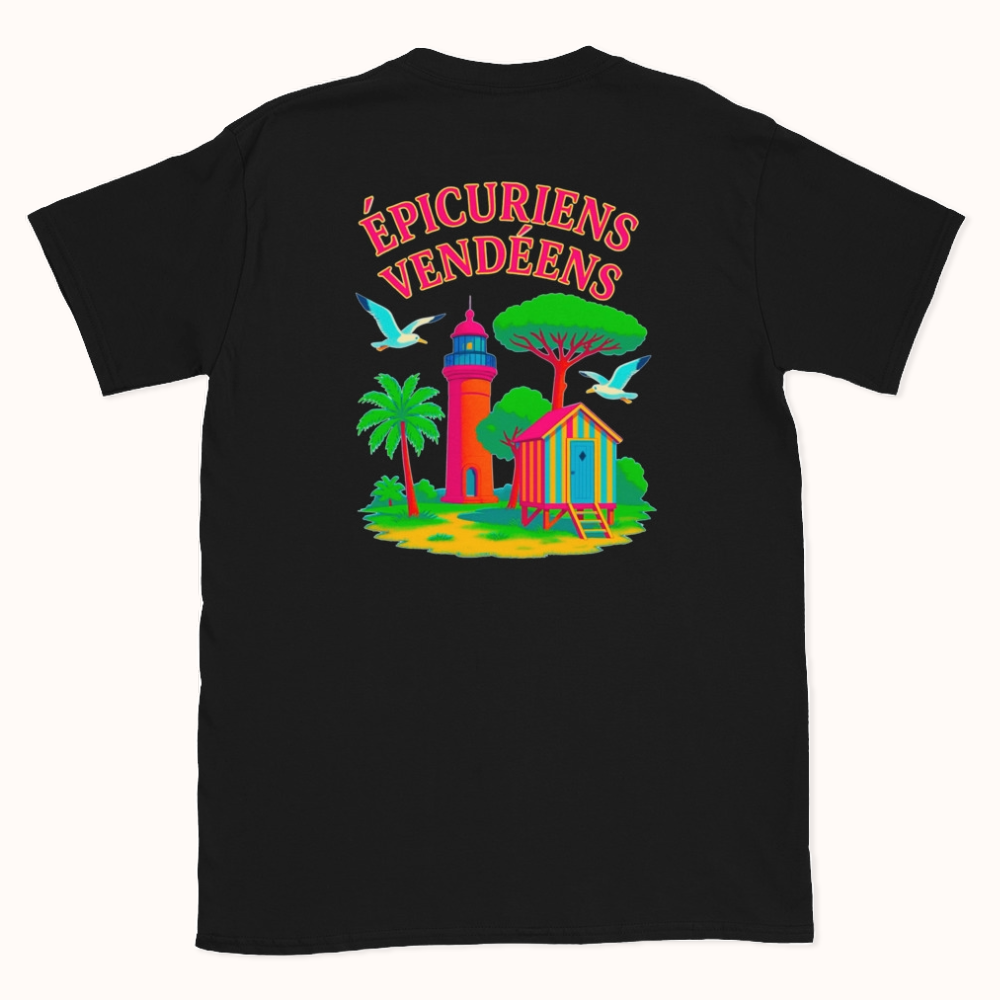 T-shirt Noir dos – Visuel Littoral
