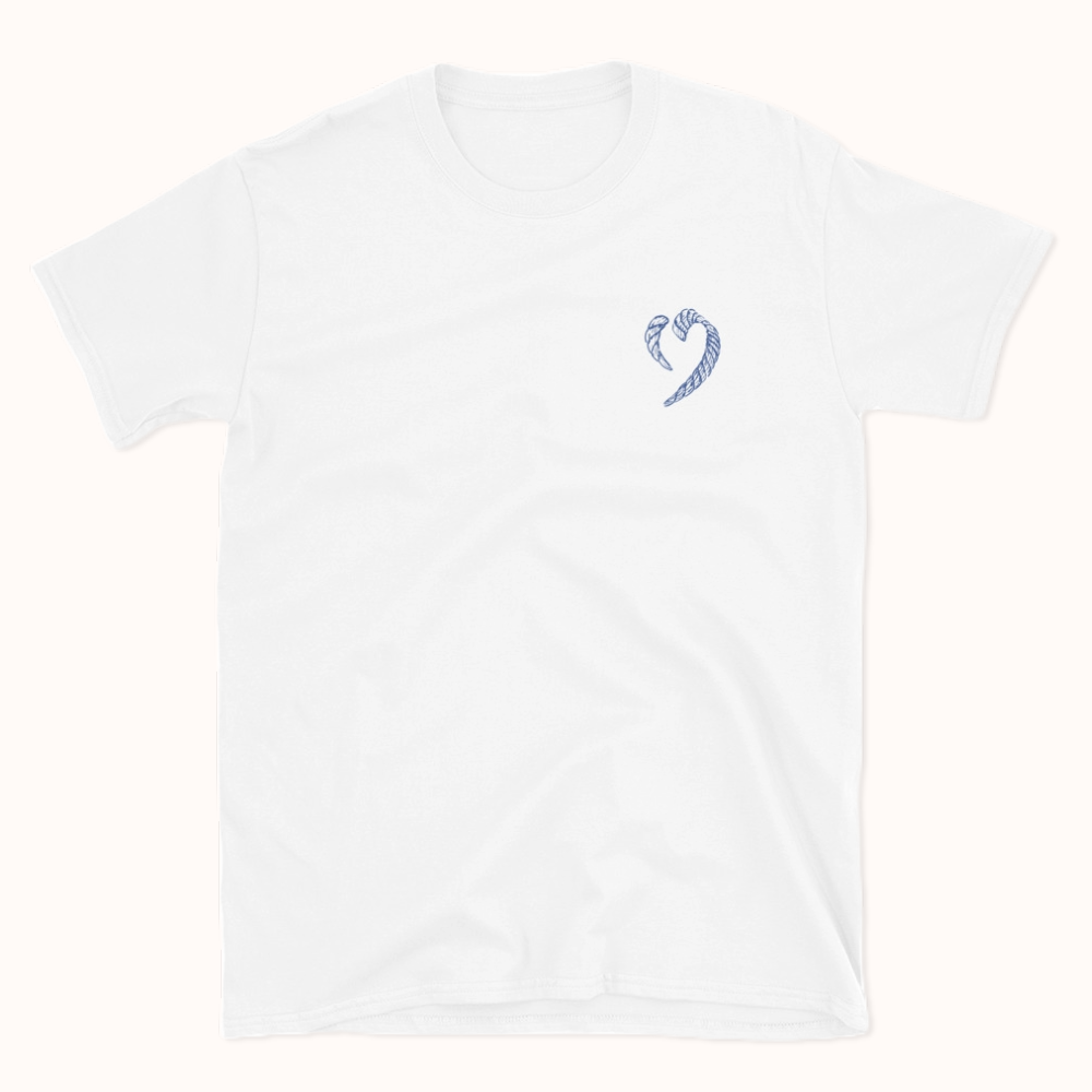 T-shirt Blanc face – Visuel Sardine