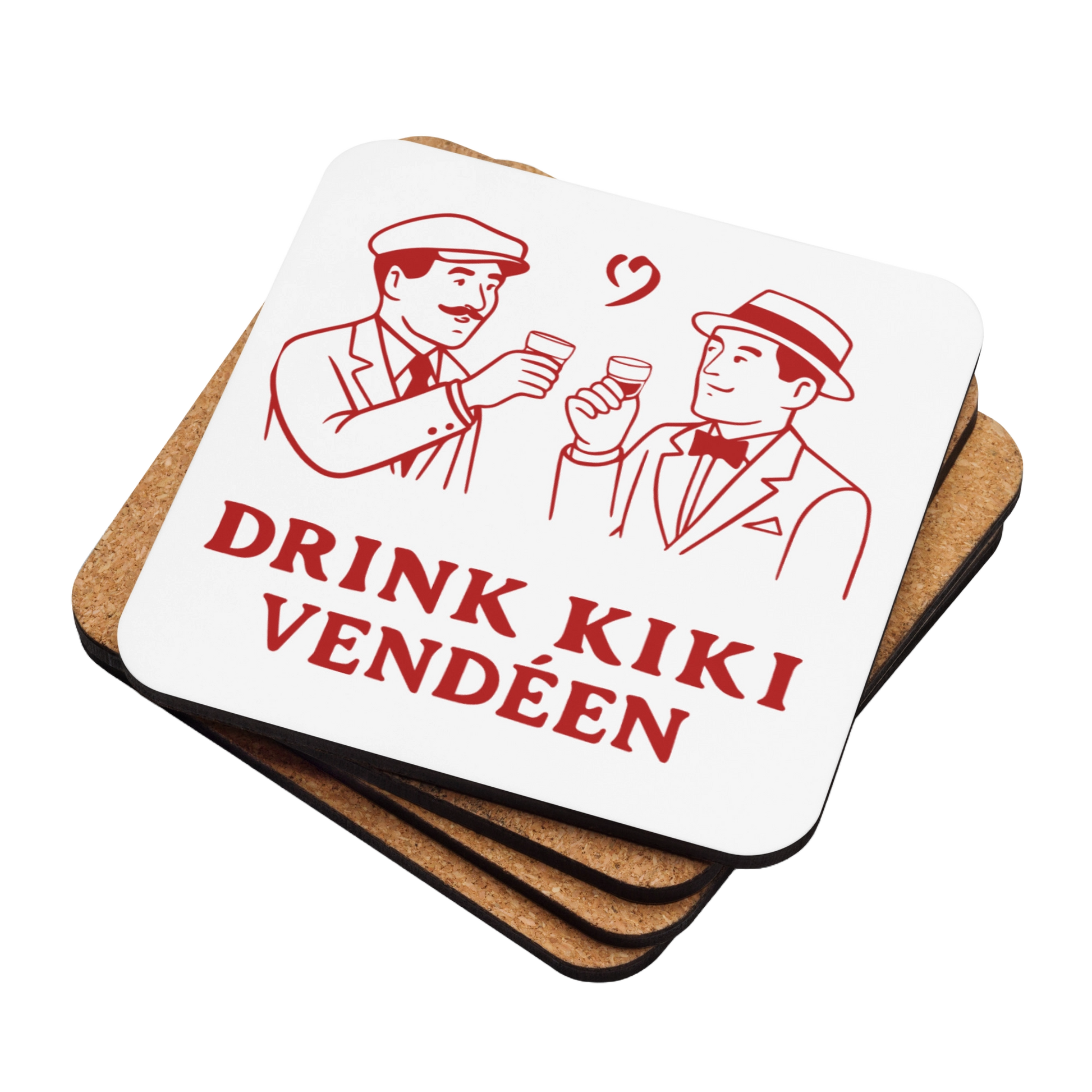 Sous-verre Kiki Vendéen – Épicuriens Vendéens