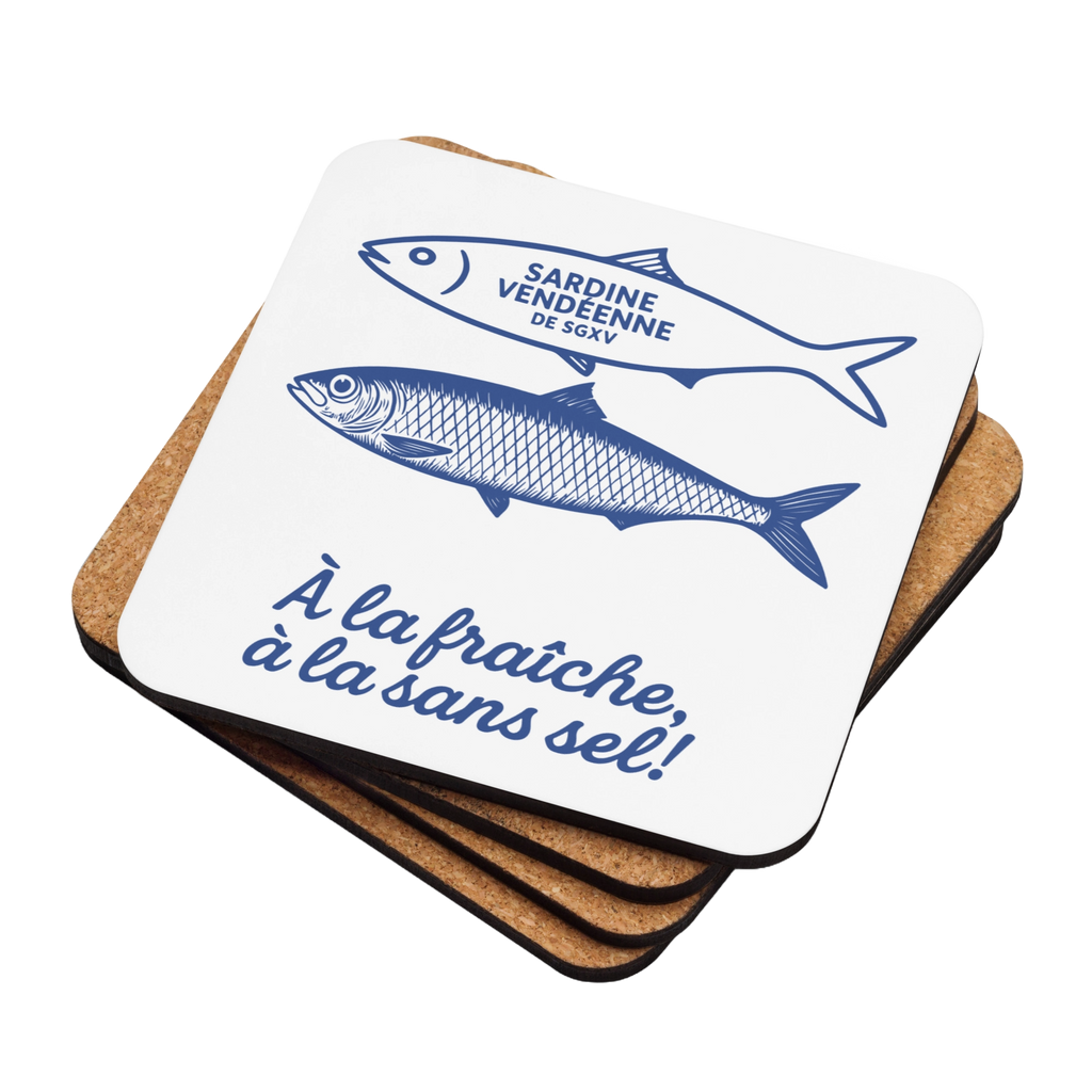 Sous-verre Sardine SGXV – Épicuriens Vendéens