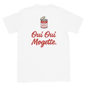 T-shirt Blanc dos – Visuel Oui Oui Mogette
